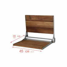 Load image into Gallery viewer, Saxon 15 in.  Teak Wall Mounted Shower Seat- Anzzi