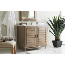 Load image into Gallery viewer, James Martin Portland 36&quot; Whitewashed Walnut Single Vanity