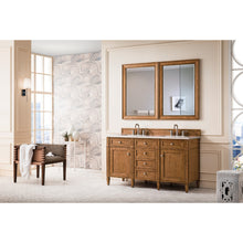Load image into Gallery viewer, James Martin Brittany 60&quot;  Saddle Brown Double Vanity