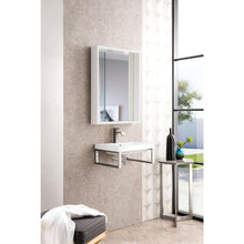 Load image into Gallery viewer, James Martin Two Boston 15 1/4&quot; Brushed Nickel Wall Brackets