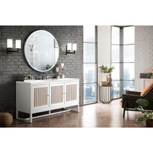Load image into Gallery viewer, James Martin Athens 60&quot; Glossy White Single Vanity