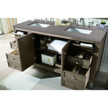 Load image into Gallery viewer, James Martin Chicago 60&quot; Whitewashed Walnut Double Vanity