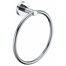 Load image into Gallery viewer, Caster Series Towel Ring in Polished Chrome- Anzzi