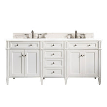 Load image into Gallery viewer, James Martin Brittany 72&quot; Bright White Double Vanity
