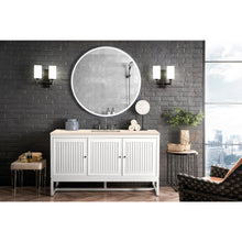 Load image into Gallery viewer, James Martin Athens 60&quot; Glossy White Single Vanity