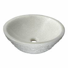 Load image into Gallery viewer, Cliffs of Dover Natural Stone Vessel Sink in White Marble- Anzzi