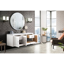 Load image into Gallery viewer, James Martin Athens 60&quot; Glossy White Single Vanity