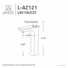 Load image into Gallery viewer, Saunter Single-Handle Vessel Bathroom Faucet in Oil Rubbed Bronze- Anzzi