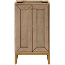 Load image into Gallery viewer, James Martin Chianti 20&quot; Whitewashed Walnut - Radiant Gold Single Vanity- James Martin