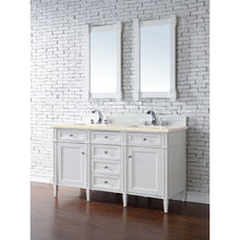 Load image into Gallery viewer, James Martin Brittany 60&quot;  Bright White Double Vanity- James Martin