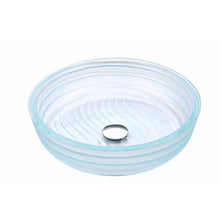 Load image into Gallery viewer, Canta Series Deco-Glass Vessel Sink in Lustrous Translucent Crystal- Anzzi