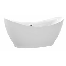 Load image into Gallery viewer, Reginald Series 5.67 ft. Freestanding Bathtub in White- Anzzi