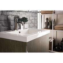 Load image into Gallery viewer, James Martin Columbia 24&quot; Ash Gray - Brushed Nickel Single Vanity
