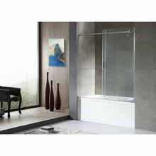 Load image into Gallery viewer, Don Series 60 in. x 62 in. Frameless Sliding Tub Door in Polished Chrome- Anzzi