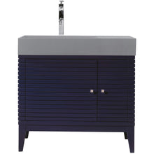 Load image into Gallery viewer, James Martin Linear 36&quot; Victory Blue Single Vanity- James Martin