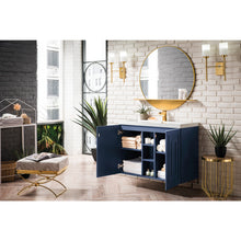 Load image into Gallery viewer, James Martin Alicante&#39; 39.5&quot; Azure Blue Single Vanity Cabinet