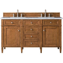 Load image into Gallery viewer, James Martin Brittany 60&quot;  Saddle Brown Double Vanity- James Martin
