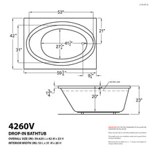 Load image into Gallery viewer, Atlantis Whirlpools Vogue 42 x 60 Rectangular Air &amp; Whirlpool Jetted Bathtub- Atlantis Whirlpools
