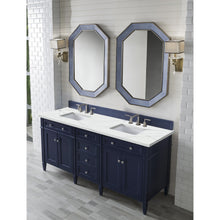 Load image into Gallery viewer, James Martin Brittany 72&quot;  Victory Blue Double Vanity