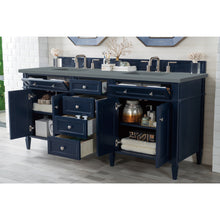 Load image into Gallery viewer, James Martin Brittany 72&quot;  Victory Blue Double Vanity