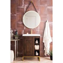 Load image into Gallery viewer, James Martin Alicante&#39; 24&quot; Mid Century Acacia-Radiant Gold Single Vanity Cabinet