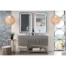 Load image into Gallery viewer, James Martin Columbia 59&quot; Ash Gray Double Vanity