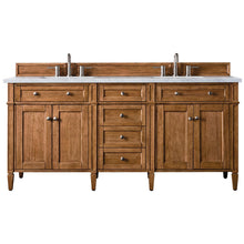 Load image into Gallery viewer, James Martin Brittany 72&quot;  Saddle Brown Double Vanity- James Martin