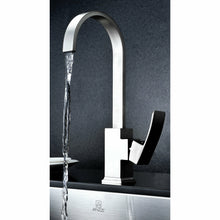 Load image into Gallery viewer, VANGUARD Undermount 23 in. Single Bowl Kitchen Sink with Opus Faucet in Brushed Nickel- Anzzi