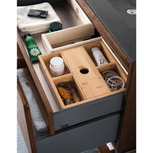 Load image into Gallery viewer, James Martin Milan 31.5&quot; Mid Century Walnut - Matte Black Single Vanity with Base