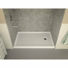Load image into Gallery viewer, Colossi Series 36 in. x 60 in. Single Threshold Shower Base in White- Anzzi