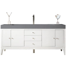 Load image into Gallery viewer, James Martin Linear 72&quot; Glossy White Single Vanity- James Martin