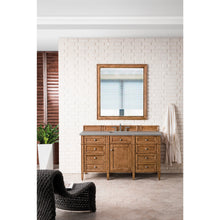 Load image into Gallery viewer, James Martin Brittany 60&quot;  Saddle Brown Single Vanity- James Martin