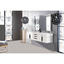 Load image into Gallery viewer, James Martin Mercer Island 72&quot; Glossy White - Matte Black Single Vanity