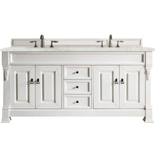 Load image into Gallery viewer, James Martin Brookfield 72&quot; Bright White Double Vanity- James Martin