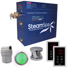 Load image into Gallery viewer, SteamSpa Royal 9 KW QuickStart Acu-Steam Bath Generator Package in Polished Chrome- SteamSpa