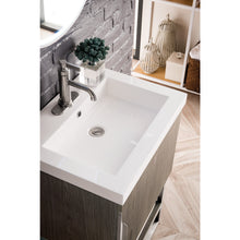 Load image into Gallery viewer, James Martin Columbia 24&quot; Ash Gray - Brushed Nickel Single Vanity