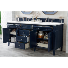 Load image into Gallery viewer, James Martin Brittany 72&quot;  Victory Blue Double Vanity