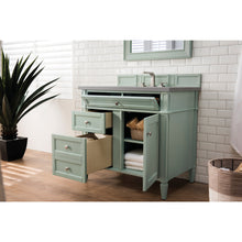 Load image into Gallery viewer, James Martin Brittany 36&quot;Sage Green Single Vanity