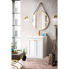 Load image into Gallery viewer, James Martin Chianti 24&quot; Glossy White Single Vanity