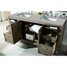 Load image into Gallery viewer, James Martin Chicago 60&quot; Whitewashed Walnut Double Vanity