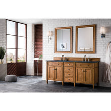 Load image into Gallery viewer, James Martin Brittany 72&quot;  Saddle Brown Double Vanity