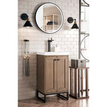 Load image into Gallery viewer, James Martin Chianti 20&quot; Whitewashed Walnut - Matte Black Single Vanity