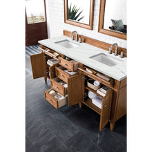 Load image into Gallery viewer, James Martin Brittany 72&quot;  Saddle Brown Double Vanity