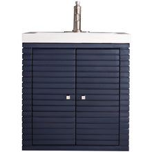 Load image into Gallery viewer, James Martin Linden 24&quot; Navy Blue Single Vanity Cabinet