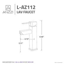 Load image into Gallery viewer, Pygmy Single Hole Single Handle Bathroom Faucet in Oil Rubbed Bronze- Anzzi