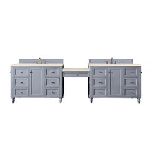 Load image into Gallery viewer, James Martin Copper Cove Encore 122&quot; Silver Gray Double Vanity Set- James Martin