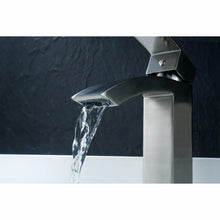 Load image into Gallery viewer, Revere Series Single Hole Single-Handle Low-Arc Bathroom Faucet in Brushed Nickel- Anzzi