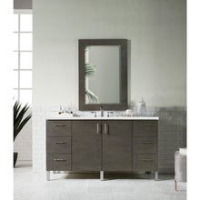 Load image into Gallery viewer, James Martin Metropolitan 60&quot; Silver Oak Single Vanity