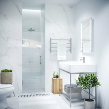 Load image into Gallery viewer, Passion Series 30 in. by 72 in. Frameless Hinged Shower Door in Brushed Nickel with Handle- Anzzi