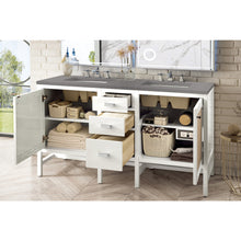 Load image into Gallery viewer, James Martin Addison 60&quot; Glossy White Double Vanity
